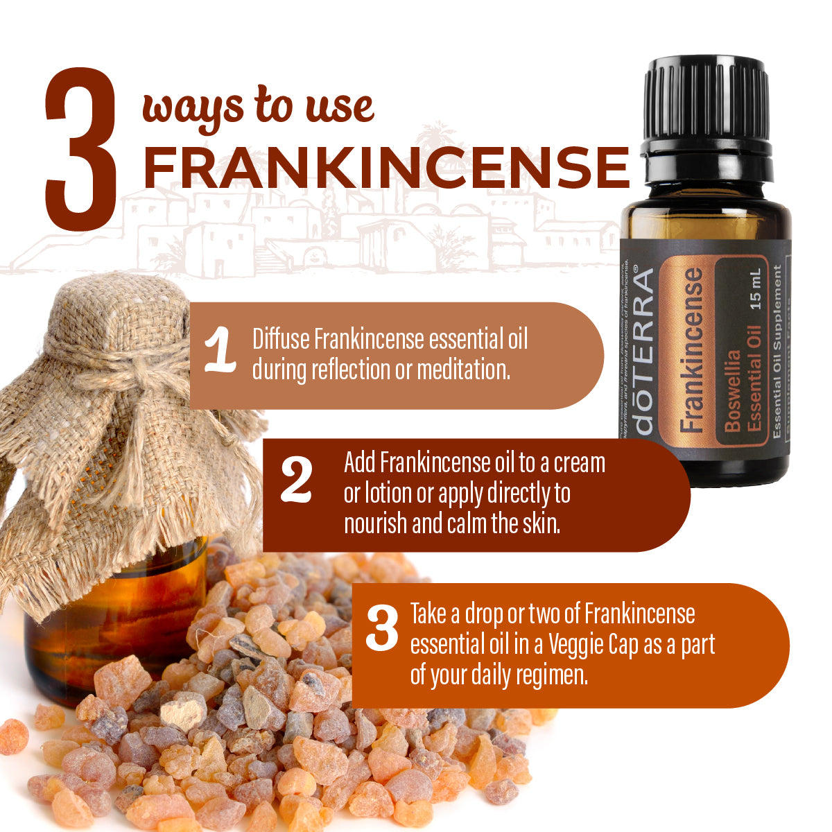 Doterra Tömjén olaj frankincense 15ml